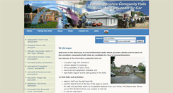 Desktop Screenshot of carmarthenshirehalls.org.uk
